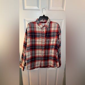Men’s Old Navy Long Sleeve Flannel Shirt - Regular Fit